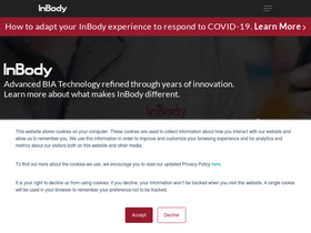 'inbody.com' screenshot