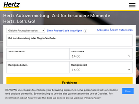 'hertz.ch' screenshot