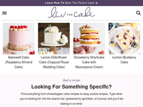 'livforcake.com' screenshot