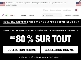 'fabletics.fr' screenshot