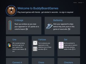 'buddyboardgames.com' screenshot