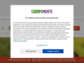 'cuerpomente.com' screenshot