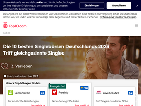 '10bestesingleboersen.de' screenshot