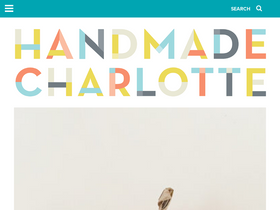 'handmadecharlotte.com' screenshot