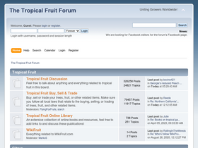 'tropicalfruitforum.com' screenshot