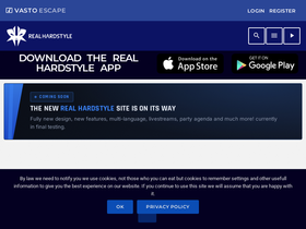 'realhardstyle.nl' screenshot