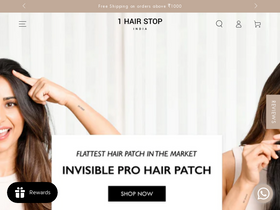 '1hairstop.in' screenshot