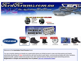 'fordforums.com.au' screenshot