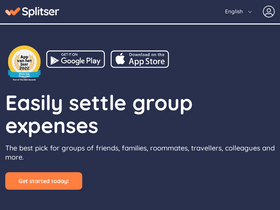 'splitser.com' screenshot