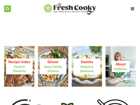 'thefreshcooky.com' screenshot