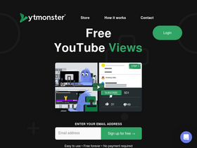 'ytmonster.net' screenshot