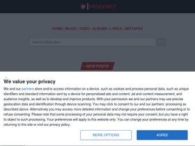 'midevibez.com' screenshot
