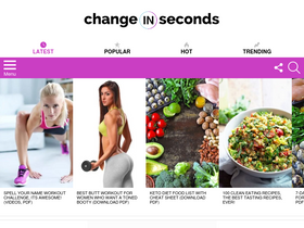 'changeinseconds.com' screenshot