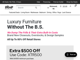 'billpay.thedump.com' screenshot