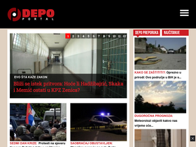 'depo.ba' screenshot