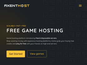 'axenthost.com' screenshot