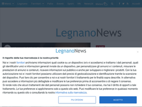 'legnanonews.com' screenshot