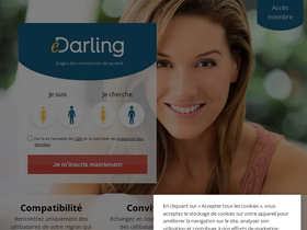 'edarling.fr' screenshot