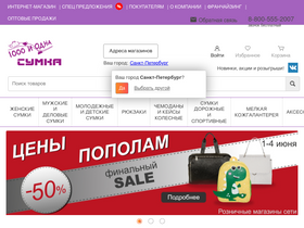'1000i1sumka.ru' screenshot
