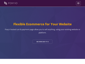 'foxycart.com' screenshot