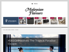 'malaysianflavours.com' screenshot