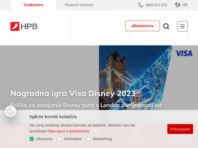 'hpb.hr' screenshot
