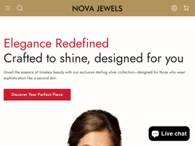 novajewelsla.com homepage screenshot