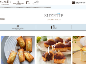'suzette-shop.jp' screenshot