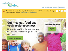 'mybenefitscalwin.org' screenshot