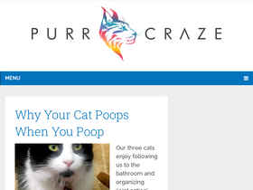 'purrcraze.com' screenshot
