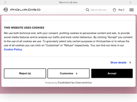 'piquadro.com' screenshot