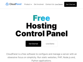 'cloudpanel.io' screenshot