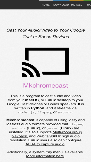 mkchromecast.com