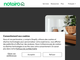 notairo.com homepage screenshot