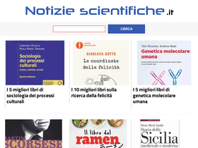 'notiziescientifiche.it' screenshot