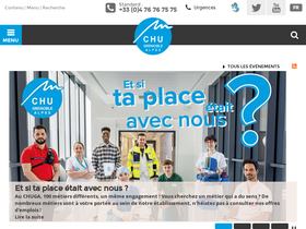 'chu-grenoble.fr' screenshot