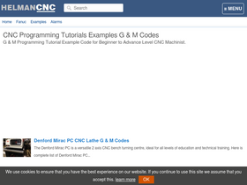 'helmancnc.com' screenshot
