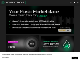 'houseoftracks.com' screenshot