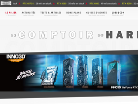 'comptoir-hardware.com' screenshot