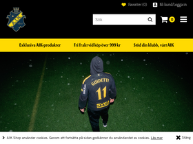 'aikshop.se' screenshot