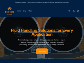 apexflowsolutions.com homepage screenshot