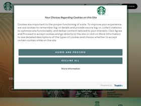 'starbucks.co.uk' screenshot