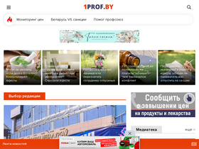 '1prof.by' screenshot