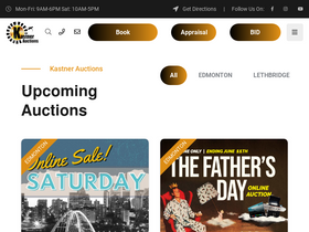'kauctions.ca' screenshot