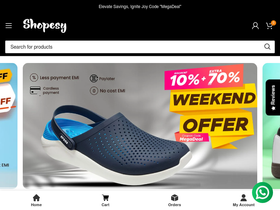 'shopesy.in' screenshot