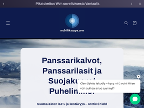 Mobiilikauppa.com homepage screenshot
