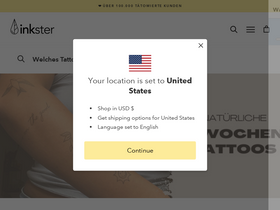 'inkster.de' screenshot