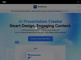 Wondershare Presentory - AI-Powered PPT outline Generator that revolutionizes presentations, making them smarter and connections easier.