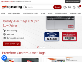 'myassettag.com' screenshot