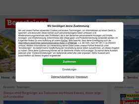 'bergsteiger.de' screenshot